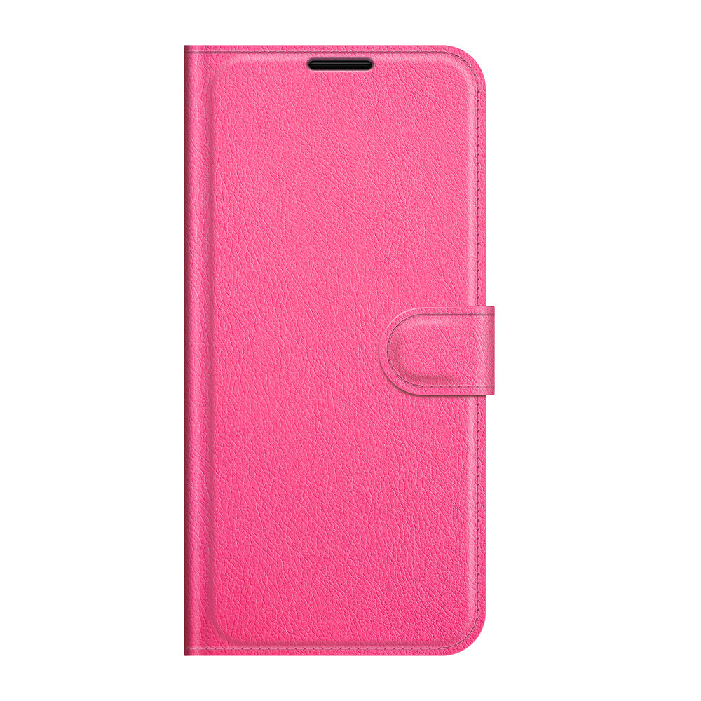 Litchi Skin Phone Case Folio Flip Leather Phone Cover with Stand for Sony Xperia 5 III 5G