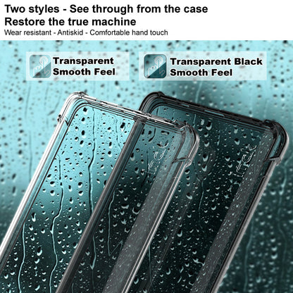 IMAK Airbag Shock-resistant TPU Soft Mobile Phone Case Cover with Screen Protector for Sony Xperia 5 III 5G