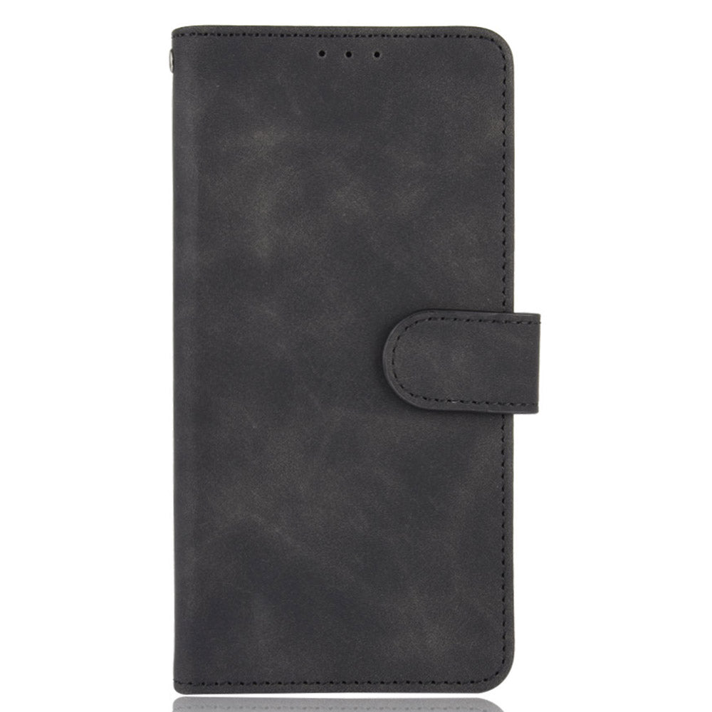 Silky Touch Leather Wallet Stand Phone Cover Case for Sony Xperia 5 III 5G