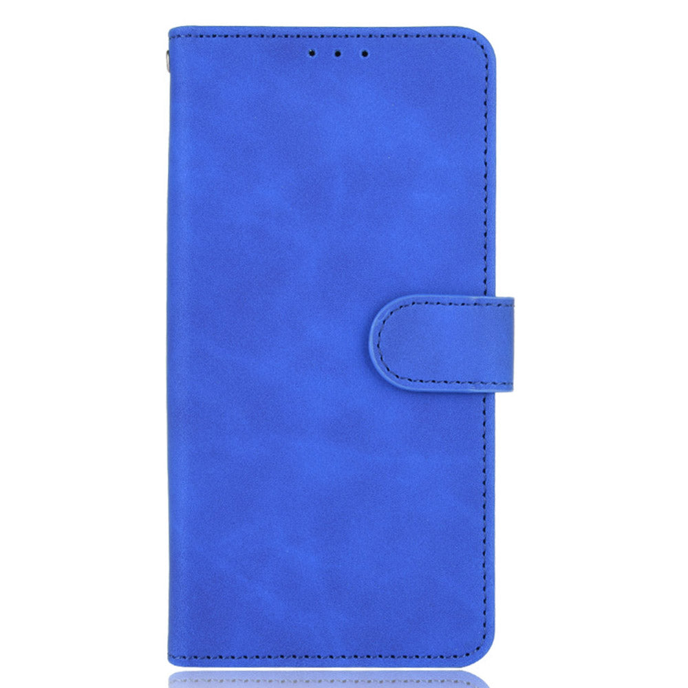 Silky Touch Leather Wallet Stand Phone Cover Case for Sony Xperia 5 III 5G
