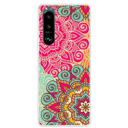 Full Protection Pattern Printing Flexible TPU Phone Cover Case for Sony Xperia 5 III 5G