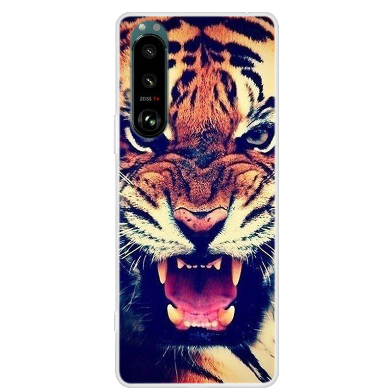Full Protection Pattern Printing Flexible TPU Phone Cover Case for Sony Xperia 5 III 5G
