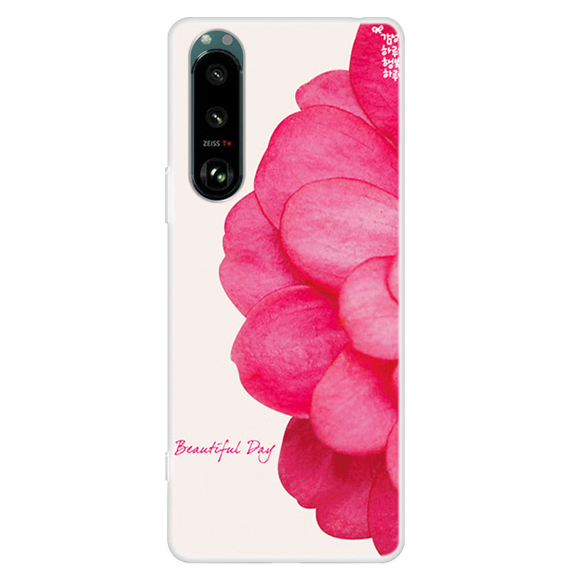 Full Protection Pattern Printing Flexible TPU Phone Cover Case for Sony Xperia 5 III 5G