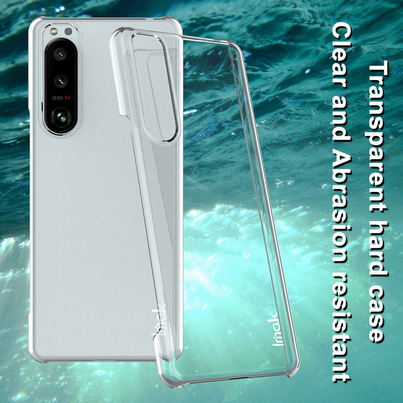 IMAK Crystal Case II Scratch-resistant Mobile Phone Hard Shell Case for Sony Xperia 5 III 5G