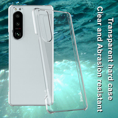 IMAK Crystal Case II Scratch-resistant Mobile Phone Hard Shell Case for Sony Xperia 5 III 5G