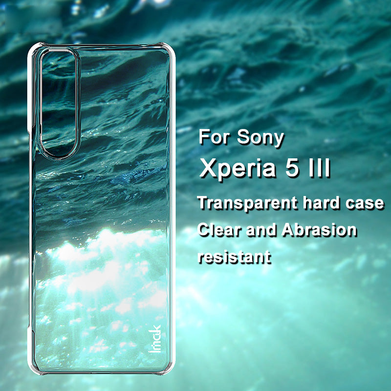 IMAK Crystal Case II Scratch-resistant Mobile Phone Hard Shell Case for Sony Xperia 5 III 5G