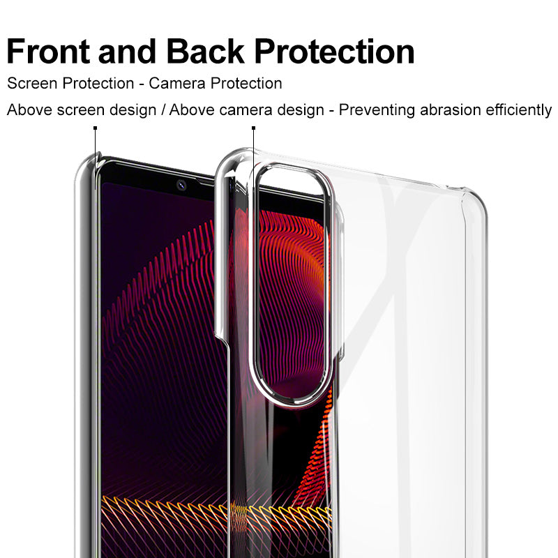 IMAK Crystal Case II Scratch-resistant Mobile Phone Hard Shell Case for Sony Xperia 5 III 5G