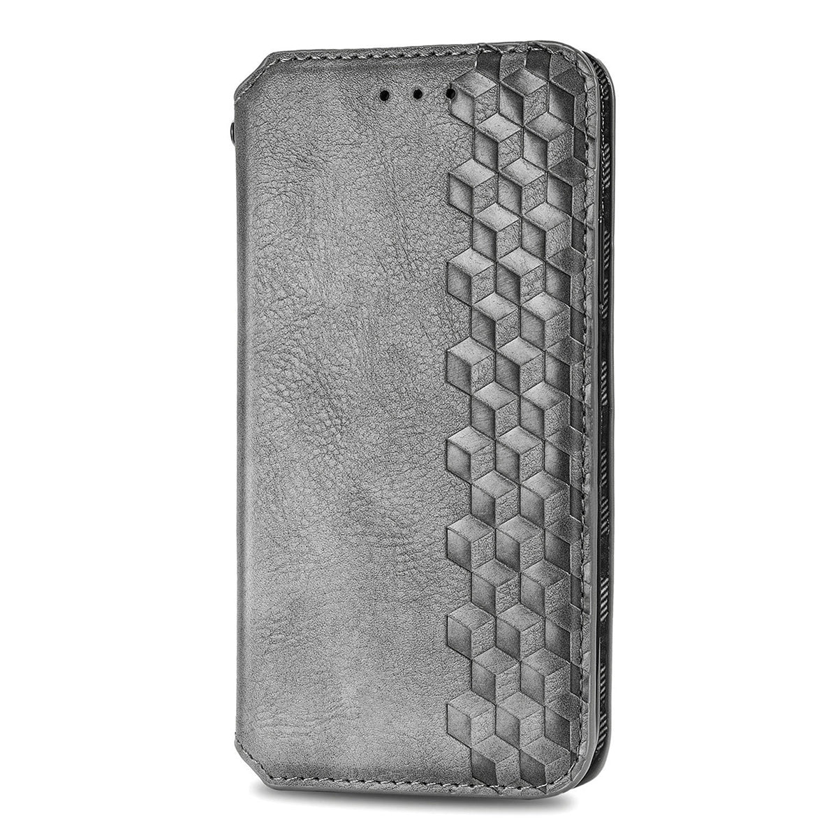 Fashionable Auto-absorbed Rhombus Texture PU Leather Wallet Phone Stand Design Cover for Sony Xperia 5 III 5G