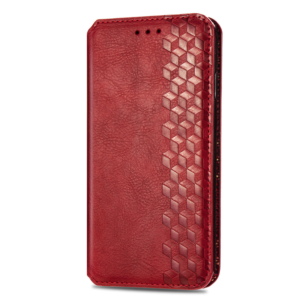 Fashionable Auto-absorbed Rhombus Texture PU Leather Wallet Phone Stand Design Cover for Sony Xperia 5 III 5G
