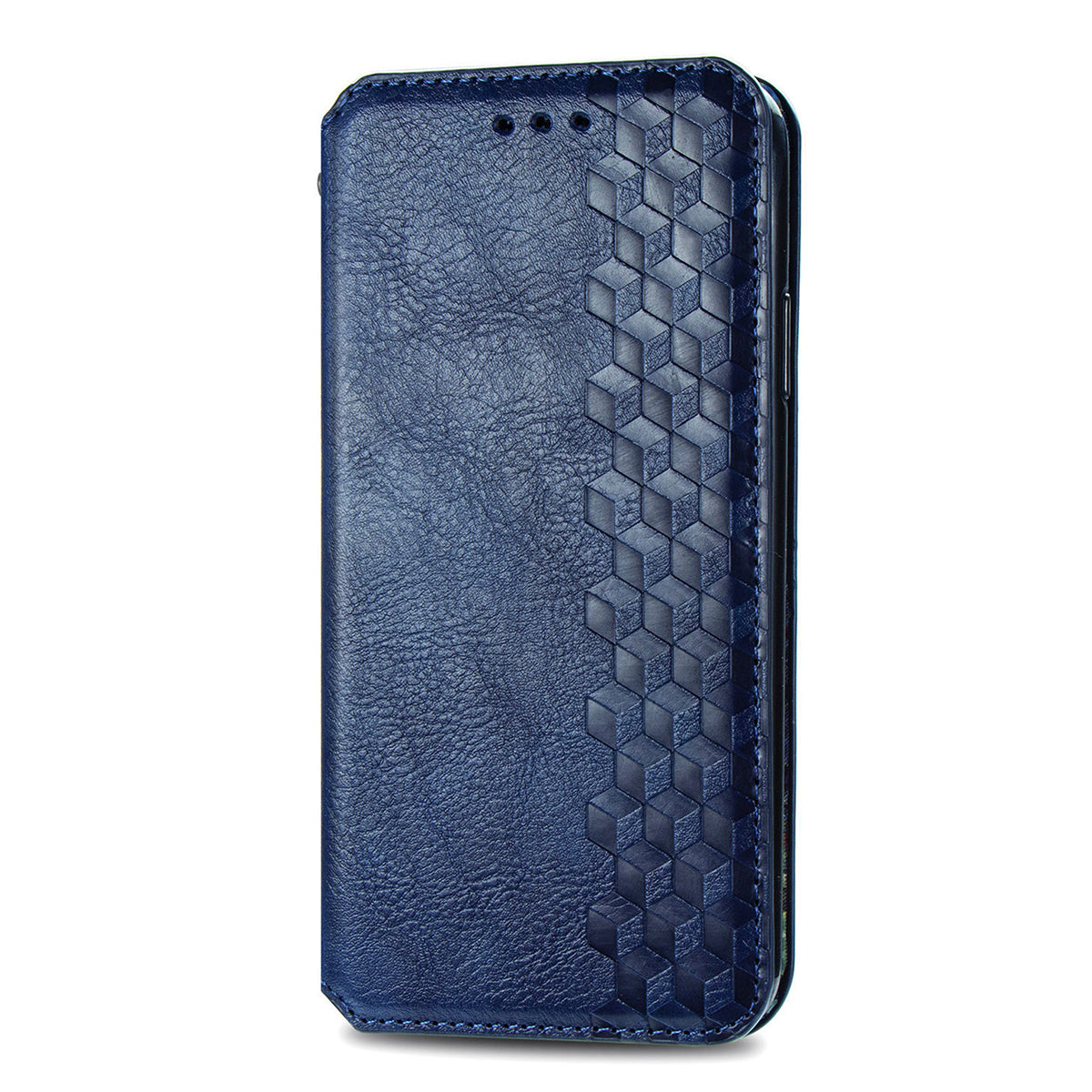 Fashionable Auto-absorbed Rhombus Texture PU Leather Wallet Phone Stand Design Cover for Sony Xperia 5 III 5G