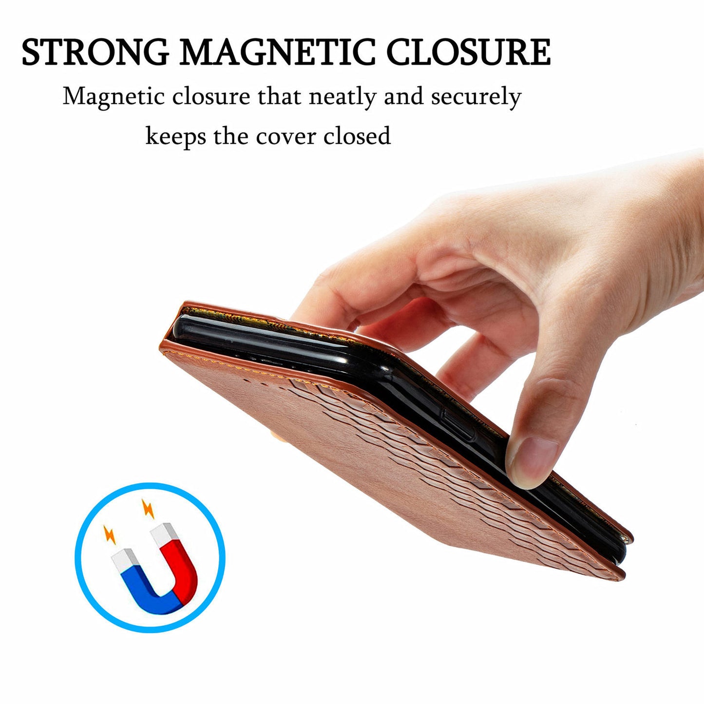 Fashionable Auto-absorbed Rhombus Texture PU Leather Wallet Phone Stand Design Cover for Sony Xperia 5 III 5G