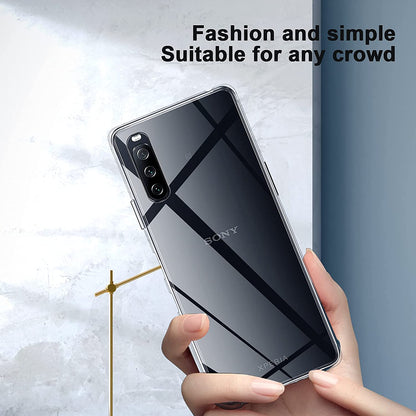 Anti-fingerprint Ultra Clear Flexible TPU Phone Shell Protector Cover for Sony Xperia 10 III 5G