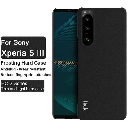 IMAK HC-2 Series Matte Surface Hard PC Phone Protective Cover Shell for Sony Xperia 5 III 5G
