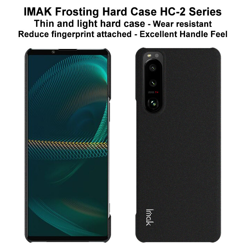 IMAK HC-2 Series Matte Surface Hard PC Phone Protective Cover Shell for Sony Xperia 5 III 5G