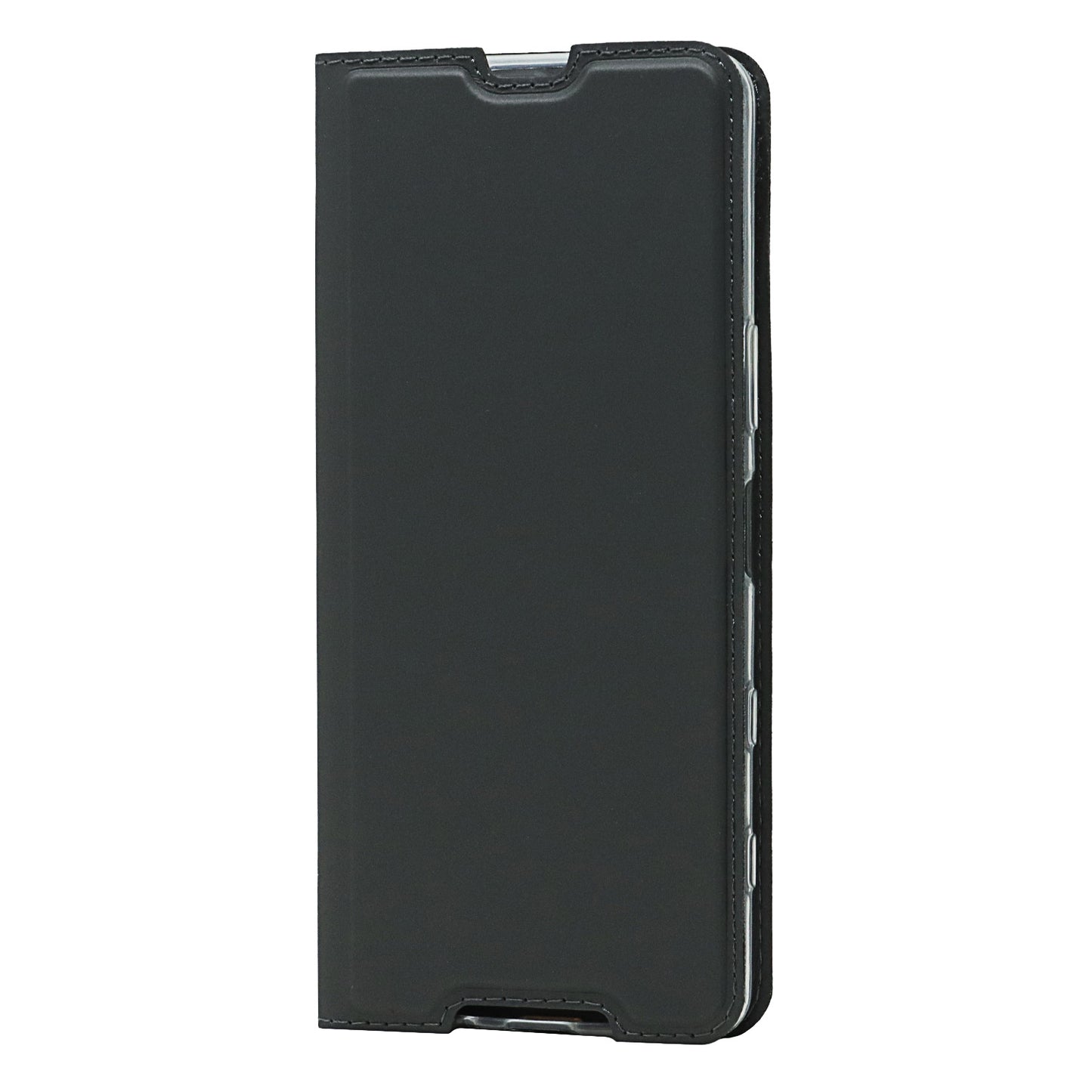 Auto-absorbed PU Leather Coated TPU Phone Case Cover with Stand and Card Slot for Sony Xperia 5 III 5G