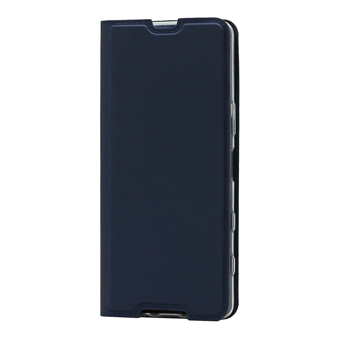 Auto-absorbed PU Leather Coated TPU Phone Case Cover with Stand and Card Slot for Sony Xperia 5 III 5G