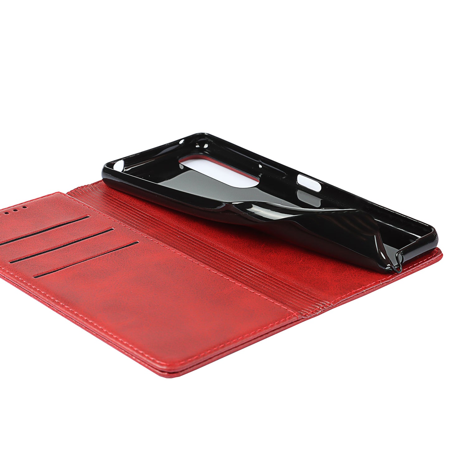 Wallet Design Auto-absorbed Magnet Leather Stand Case for Sony Xperia 5 III 5G