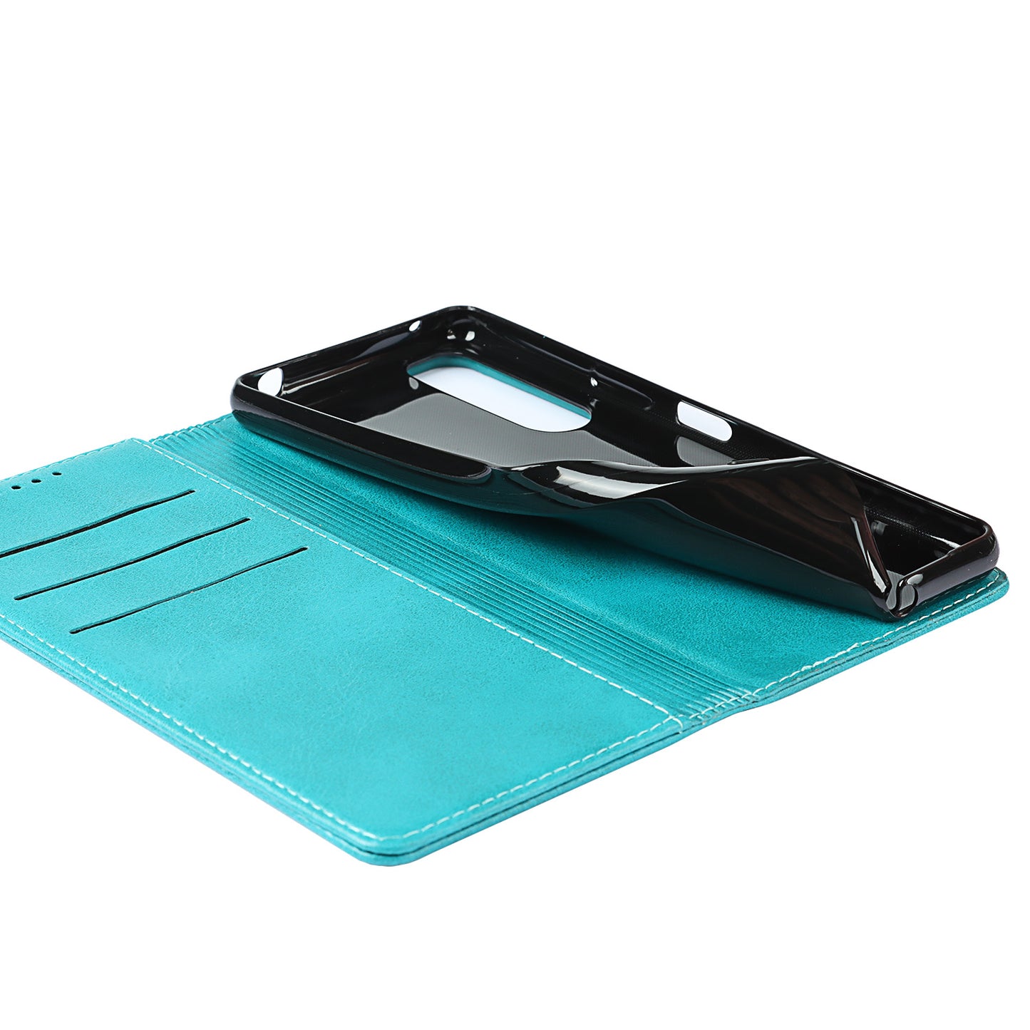 Wallet Design Auto-absorbed Magnet Leather Stand Case for Sony Xperia 5 III 5G