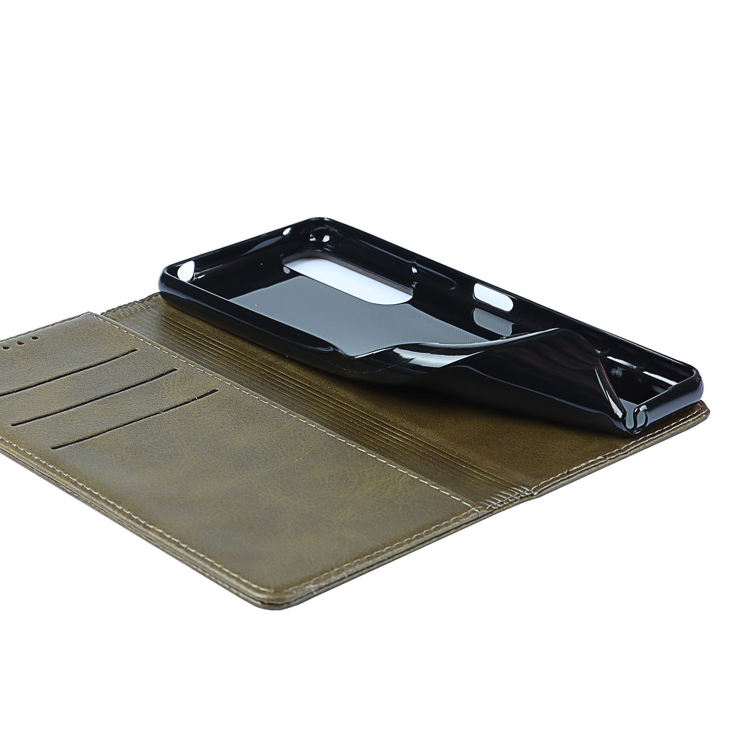Wallet Design Auto-absorbed Magnet Leather Stand Case for Sony Xperia 5 III 5G