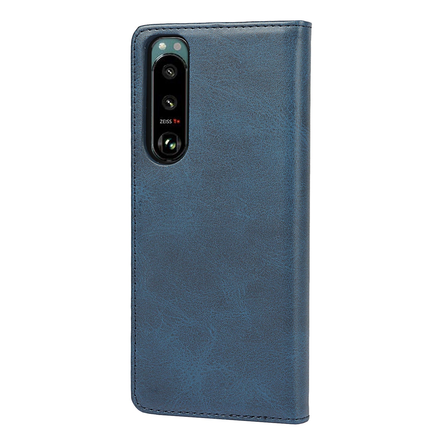 Wallet Design Auto-absorbed Magnet Leather Stand Case for Sony Xperia 5 III 5G