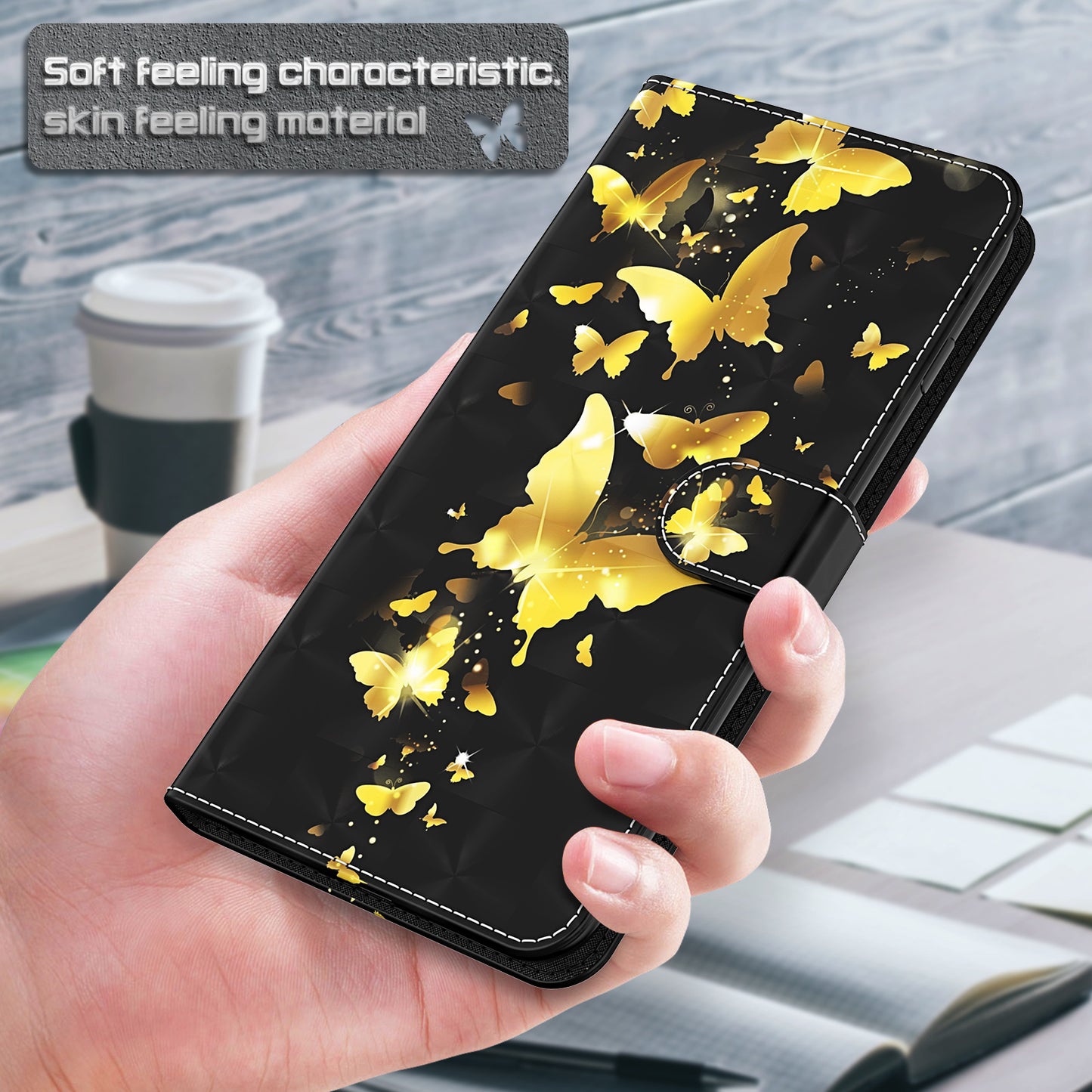 Pattern Printing Wallet Leather Phone Cover for Sony Xperia 5 III 5G
