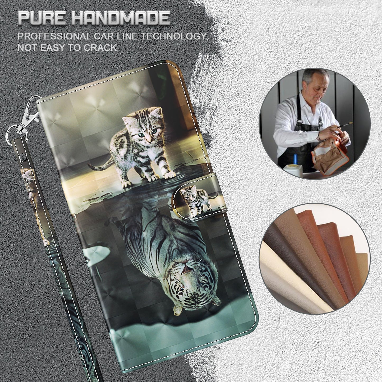 Pattern Printing Wallet Leather Phone Cover for Sony Xperia 5 III 5G