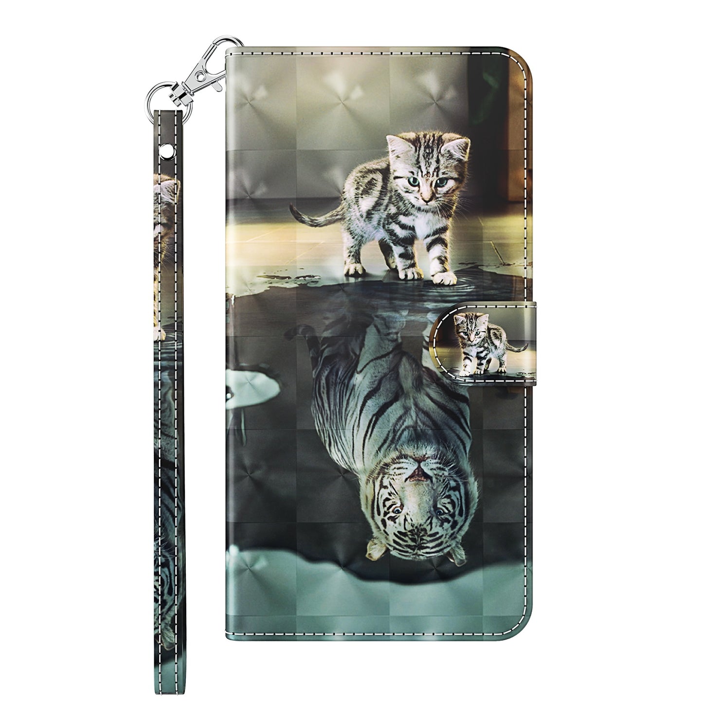 Pattern Printing Wallet Leather Phone Cover for Sony Xperia 5 III 5G