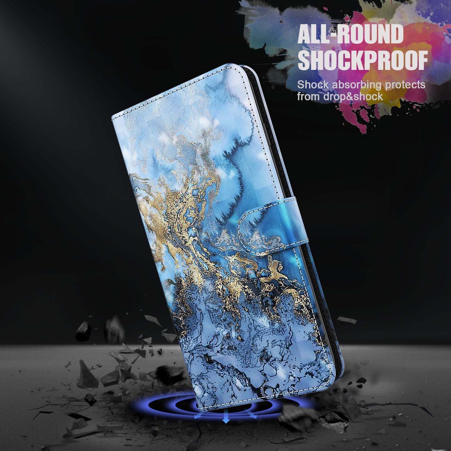 Pattern Printing Wallet Leather Phone Cover for Sony Xperia 5 III 5G