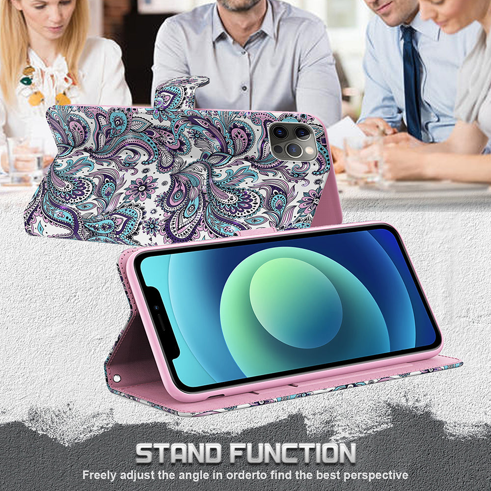 Pattern Printing Wallet Leather Phone Cover for Sony Xperia 5 III 5G