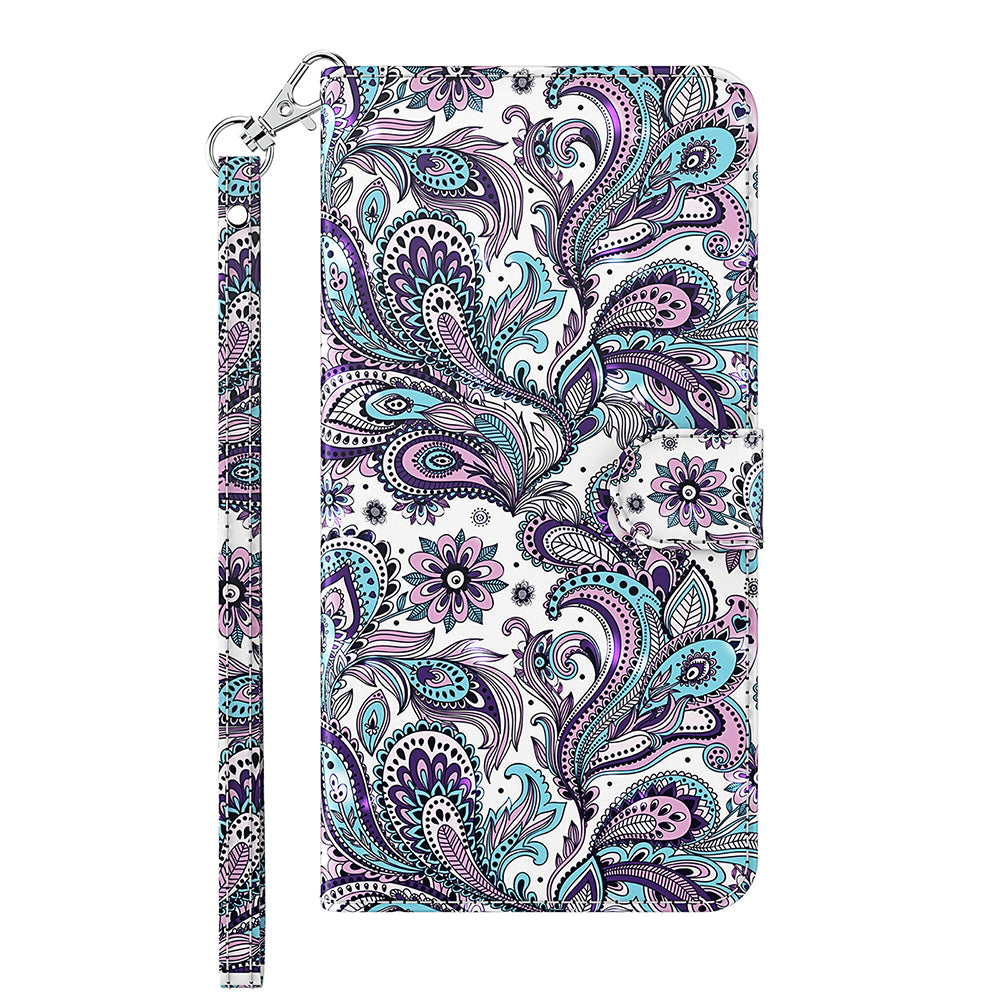 Pattern Printing Wallet Leather Phone Cover for Sony Xperia 5 III 5G