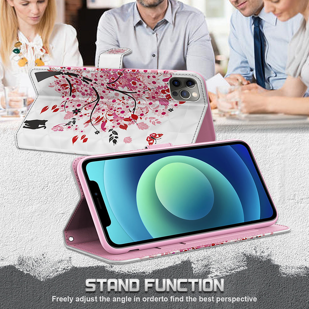 Pattern Printing Wallet Leather Phone Cover for Sony Xperia 5 III 5G