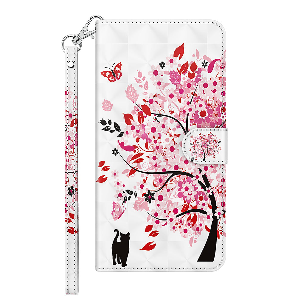 Pattern Printing Wallet Leather Phone Cover for Sony Xperia 5 III 5G