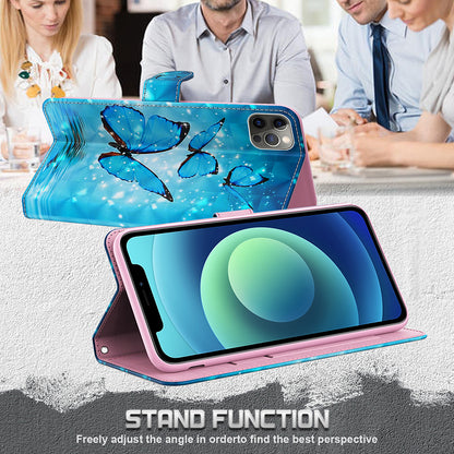 Pattern Printing Wallet Leather Phone Cover for Sony Xperia 5 III 5G