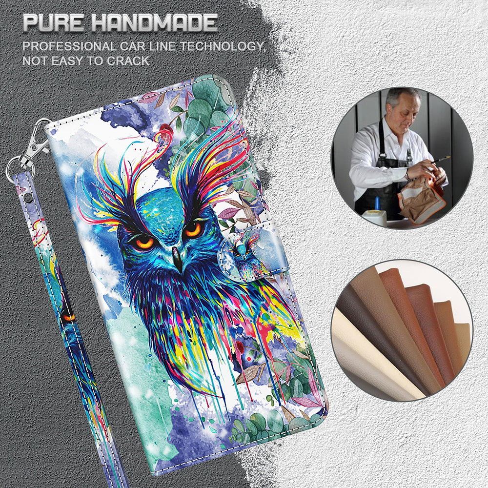 Pattern Printing Wallet Leather Phone Cover for Sony Xperia 5 III 5G
