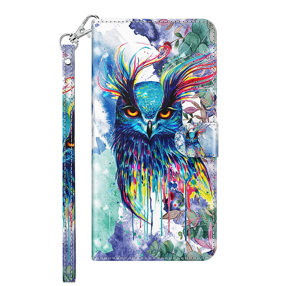 Pattern Printing Wallet Leather Phone Cover for Sony Xperia 5 III 5G