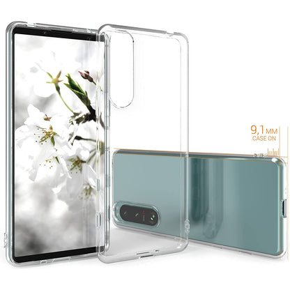 Fingerprint-Free Ultra Clear  Soft TPU Phone Case Shell for Sony Xperia 5 III 5G