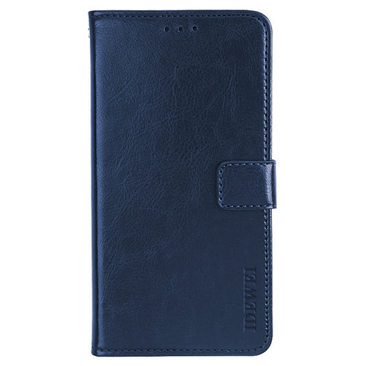 IDEWEI Crazy Horse Texture PU Leather Wallet Stand Case Phone Shell for Sony Xperia 5 III 5G