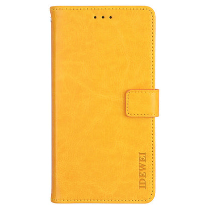 IDEWEI Crazy Horse Texture PU Leather Wallet Stand Case Phone Shell for Sony Xperia 5 III 5G