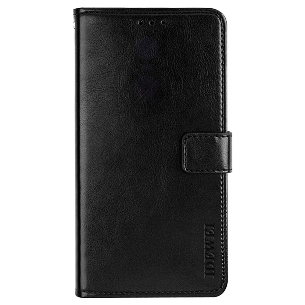 IDEWEI Crazy Horse Texture PU Leather Wallet Stand Case Phone Shell for Sony Xperia 5 III 5G