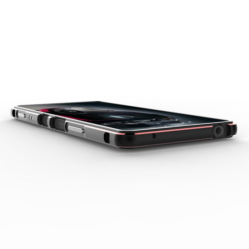 Polar Lights Style Metal Bumper Case Cover +Camera Lens Ring Protector for Sony Xperia 1 III 5G