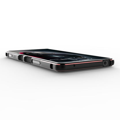 Polar Lights Style Metal Bumper Case Cover +Camera Lens Ring Protector for Sony Xperia 1 III 5G