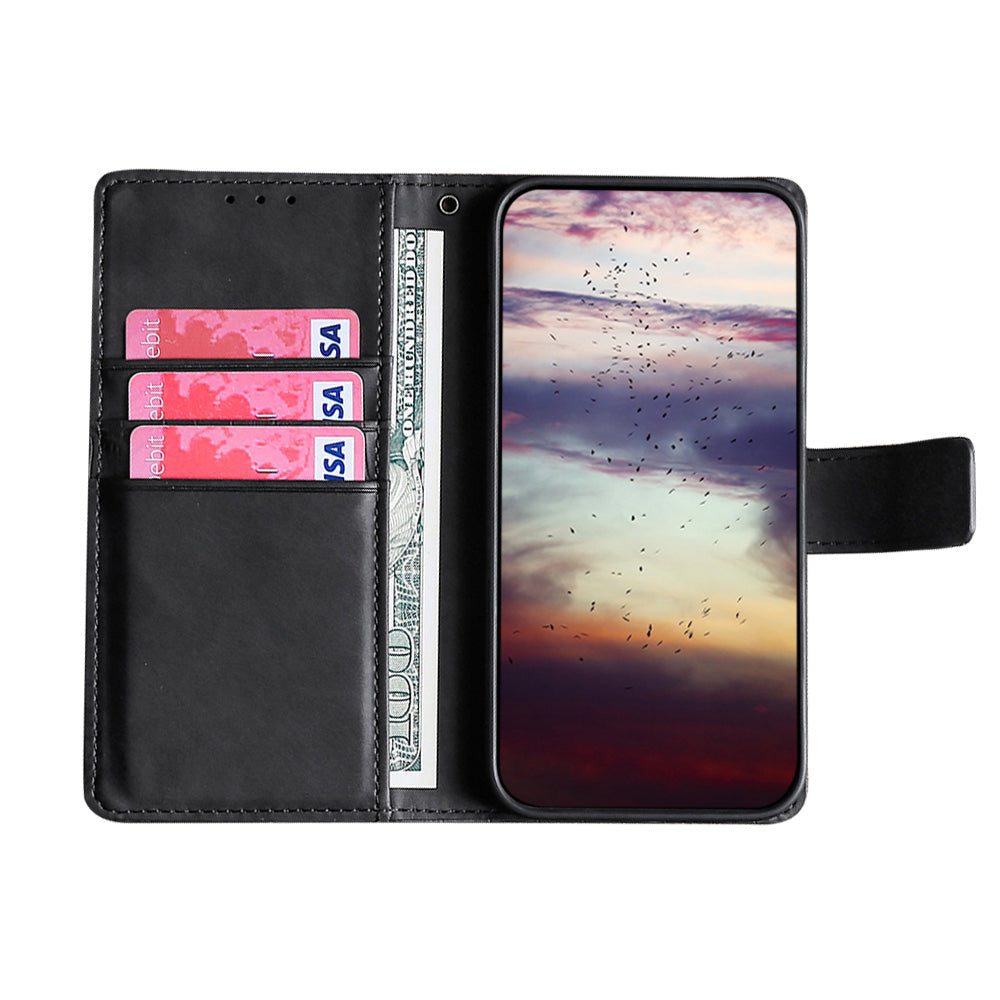 Crocodile Texture Supporting Stand Wallet Leather Case Phone Cover Shell for Sony Xperia 5 III 5G