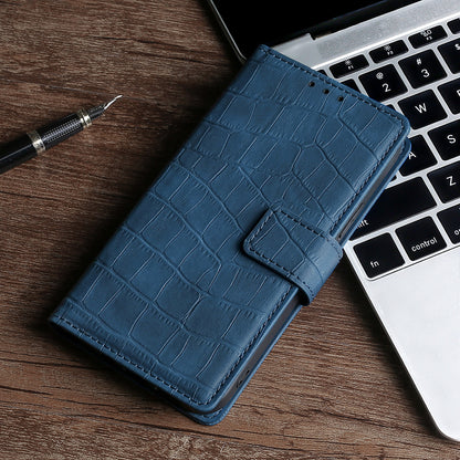 Crocodile Texture Supporting Stand Wallet Leather Case Phone Cover Shell for Sony Xperia 5 III 5G