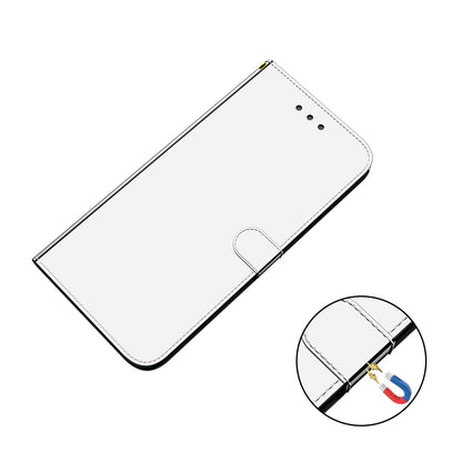 Mirror-like Surface Leather Phone Protective Cover Stand Wallet Case for Sony Xperia 5 III 5G
