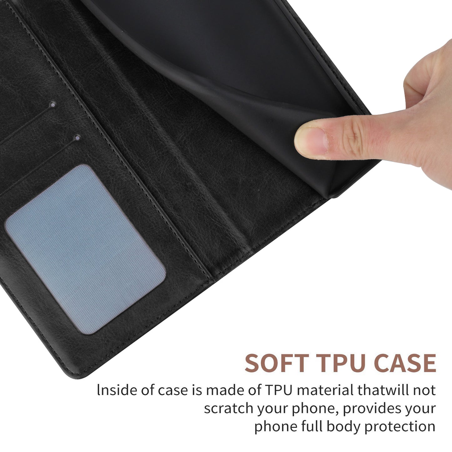 TPU+PU Leather Phone Case Stylish Y-shaped Line Imprinting Wallet Shell Stand Cover for Sony Xperia 5 III 5G
