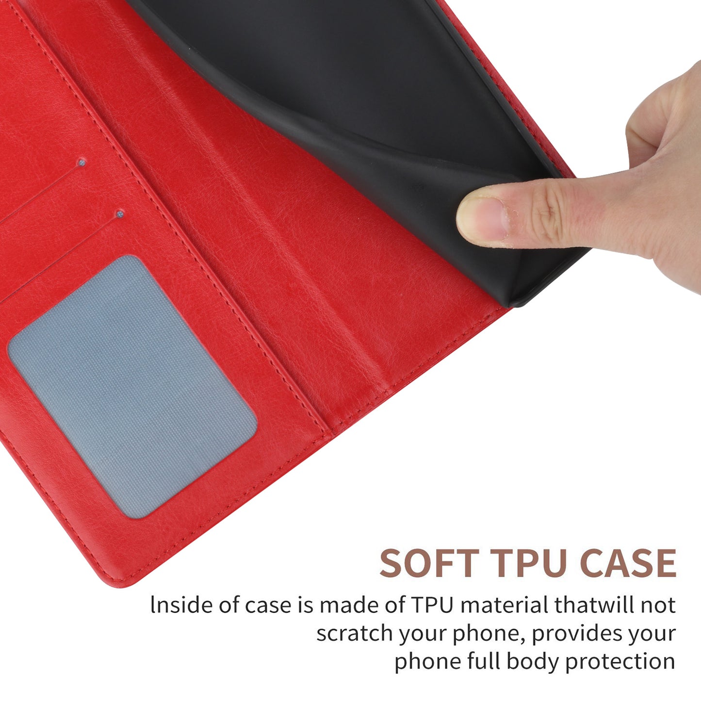 TPU+PU Leather Phone Case Stylish Y-shaped Line Imprinting Wallet Shell Stand Cover for Sony Xperia 5 III 5G