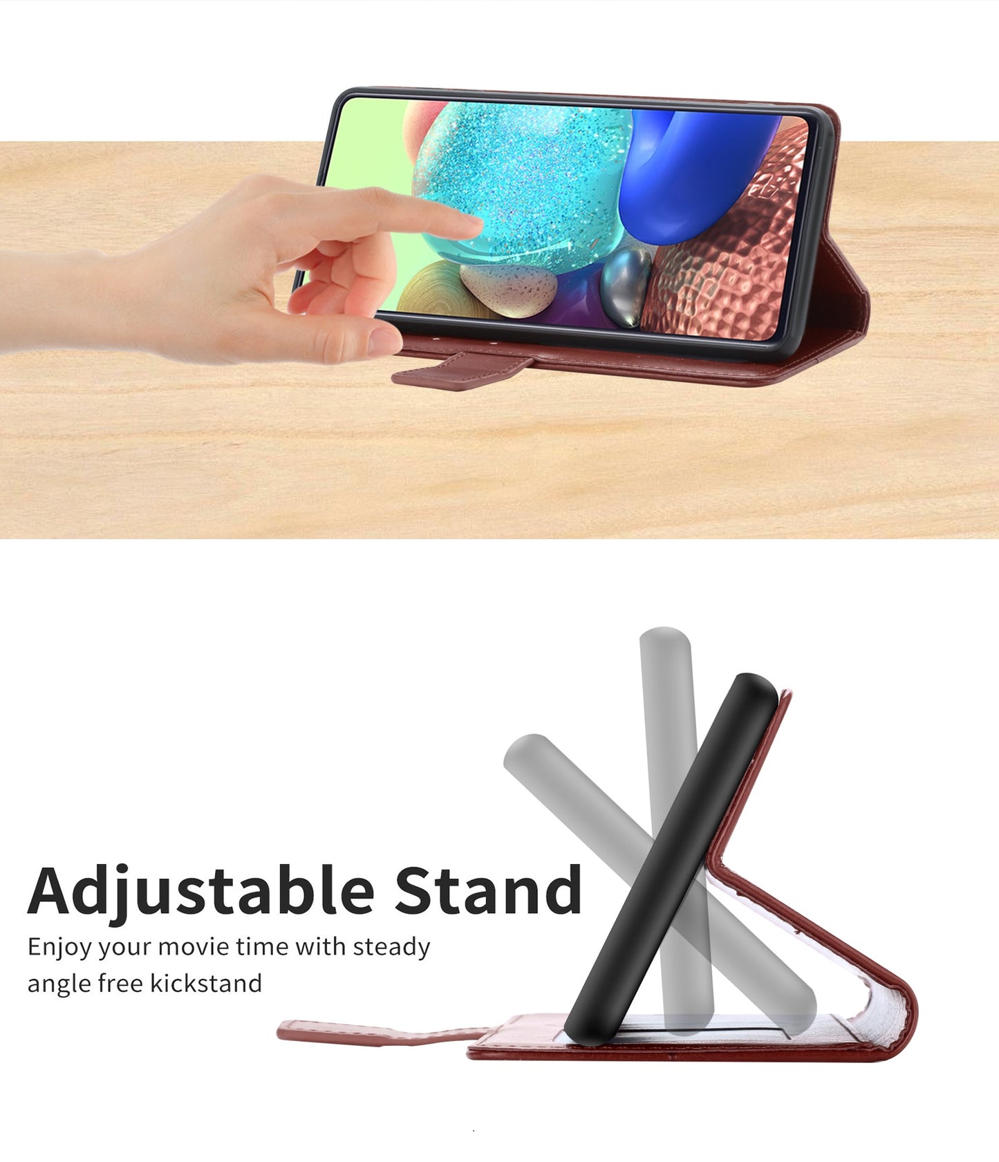 TPU+PU Leather Phone Case Stylish Y-shaped Line Imprinting Wallet Shell Stand Cover for Sony Xperia 5 III 5G