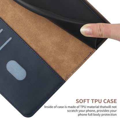 Smooth Touch Flip Phone Protector Genuine Leather Nappa Texture Multifunction Wallet Stand Good Protective Phone Case for Sony Xperia 5 III 5G