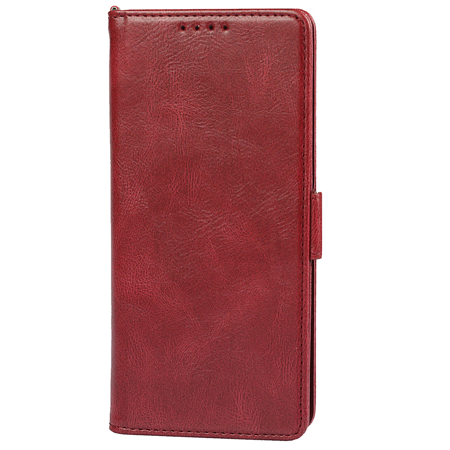 RFID Blocking Anti-fall Flip Phone Case Magnetic Closure Wallet Phone Cover with Strap and Supporting Stand for Sony Xperia 5 II