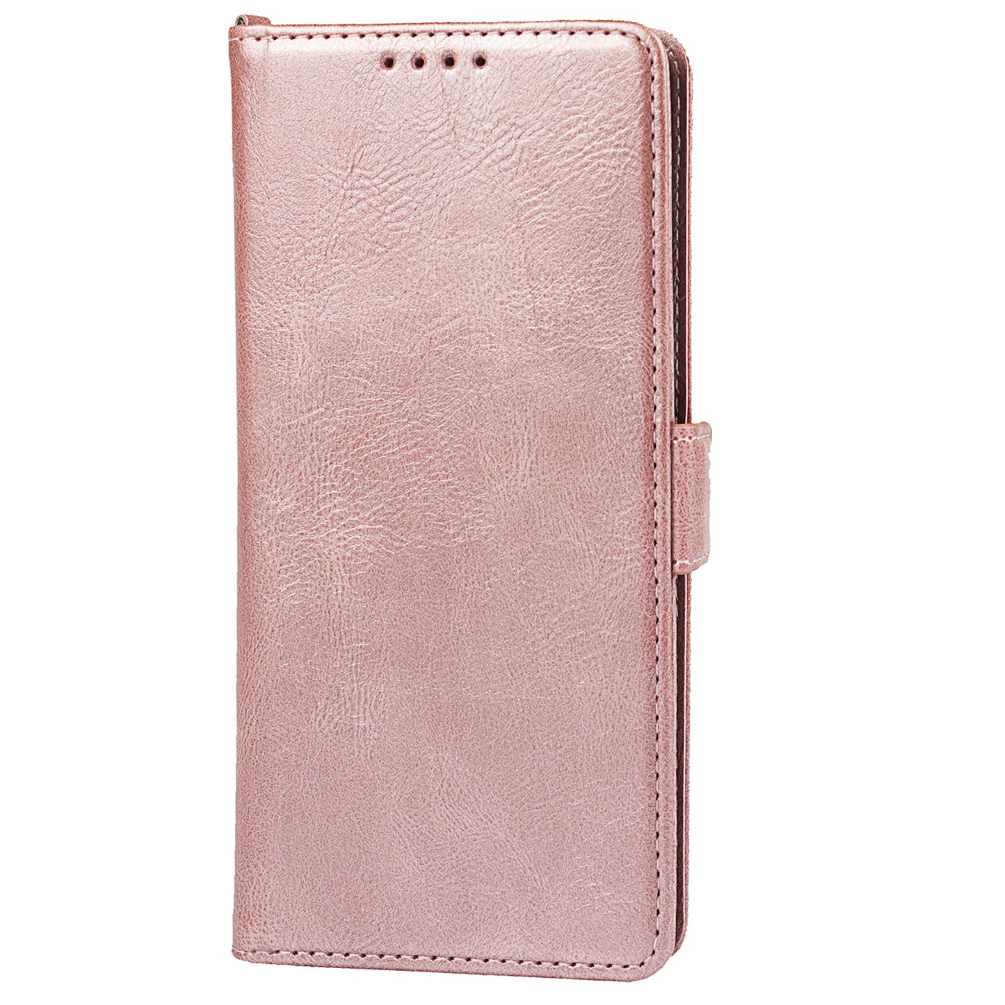 RFID Blocking Anti-fall Flip Phone Case Magnetic Closure Wallet Phone Cover with Strap and Supporting Stand for Sony Xperia 5 II